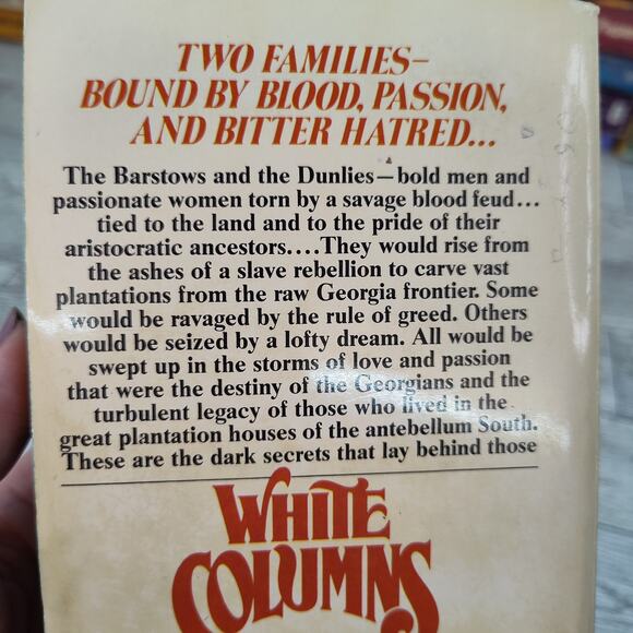 White Columns by Cynthia Van Hazinga 1980 Vtg Historical Romance Paperback Dell - Picture 9 of 11